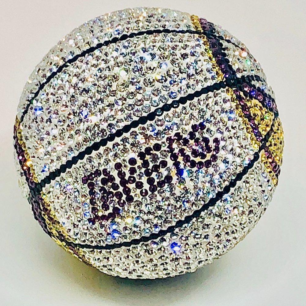 Kobe Bryant Basketball Bling ICE Pendant (1 of a Kind) Authentic Swarovski!